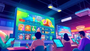 Players engaging with stimmgewitter.org, showcasing a vibrant online gambling experience with diverse gaming options.