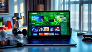 Experience the vibrant games of sbobet.dance with a modern betting platform interface.