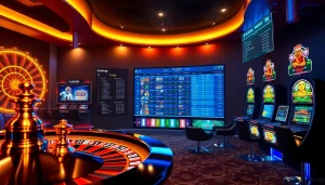 Exciting online gaming scene showcasing vin777.gb.net with vibrant casino games and fast transactions.