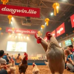 Experience live cockfighting at dagawin.live with vibrant atmosphere and betting options.