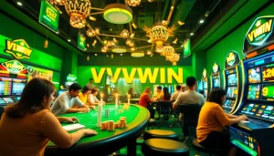 Engaging players at VVVWIN88.live enjoying various games, showcasing the excitement of online betting.