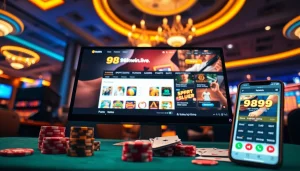 Engaging online betting interface of 98winwin.live showcasing games and features.