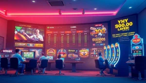 Experience online betting excitement at luck8win.live with a modern casino interface.