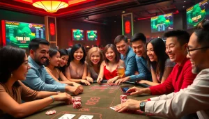 The dynamic atmosphere of tk88win.live, showcasing diverse players engaged in the exciting game of Tiến lên miền Nam online.